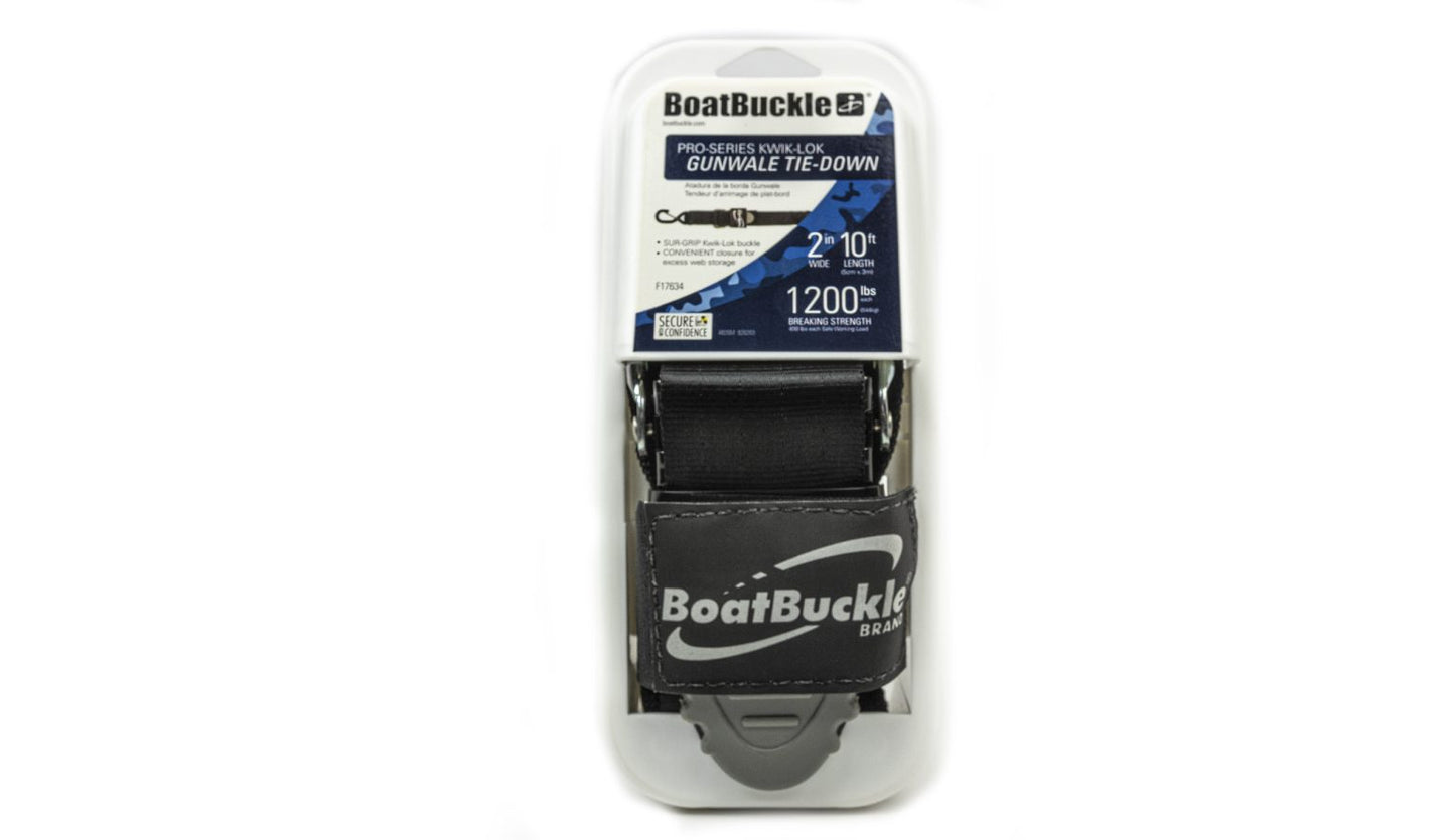 BOATBUCKLE PRO SERIES KWIK-LOK GUNWALE TIE DOWNS